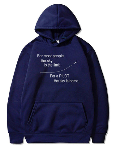 FOR MOST PEOPLE THE SKY IS THE LIMIT FOR A THE SKY IS HOME PULLOVER THE AV8R